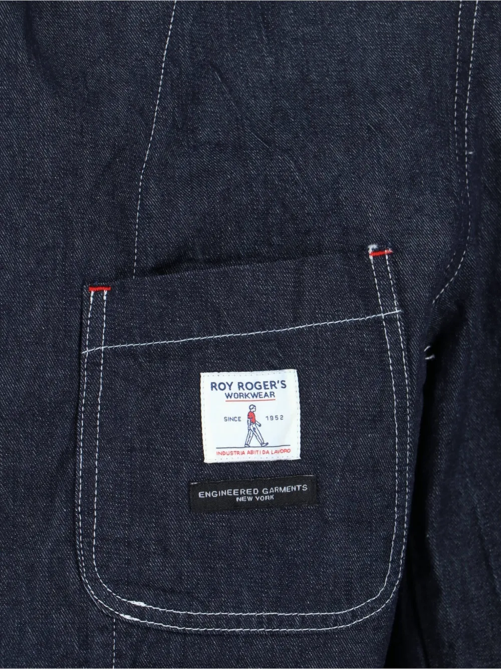  Roy Rogers Hooded Denim Jacket - Blue 