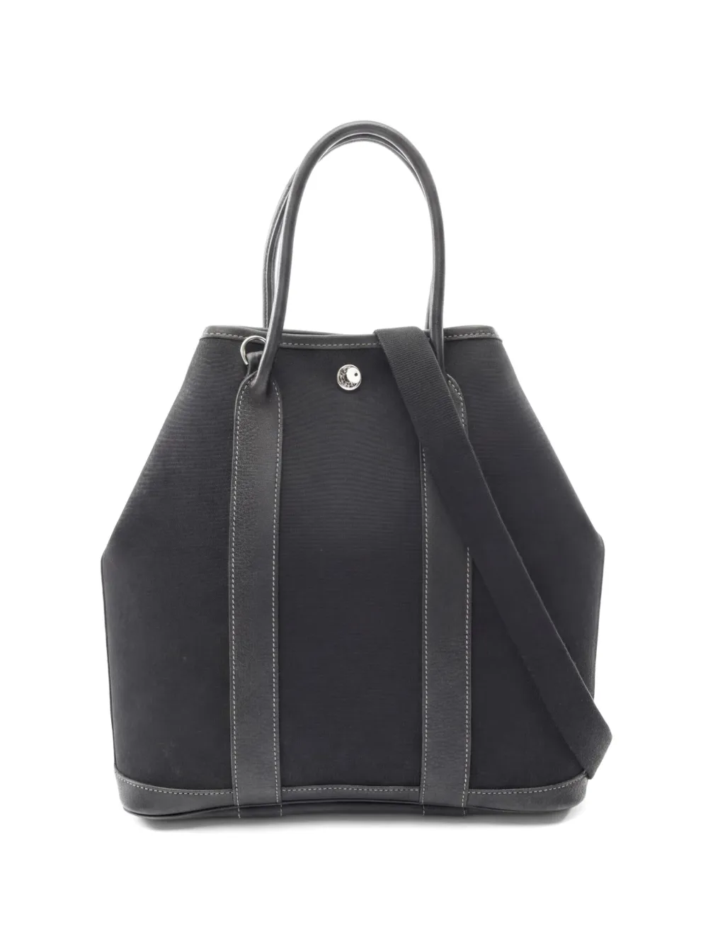 Hermès Pre-Owned 2004 PM Garden File leather-trim tote bag - Schwarz