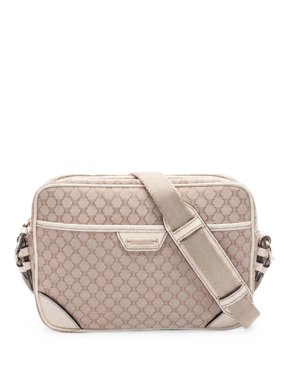 Celine Pre-Owned 2010s Macadam shoulder bag - Toni neutri