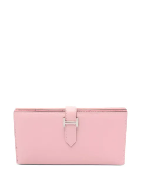 Hermès Pre-Owned 2019 Bearn Soufflé Rose Sakura bi-fold wallet