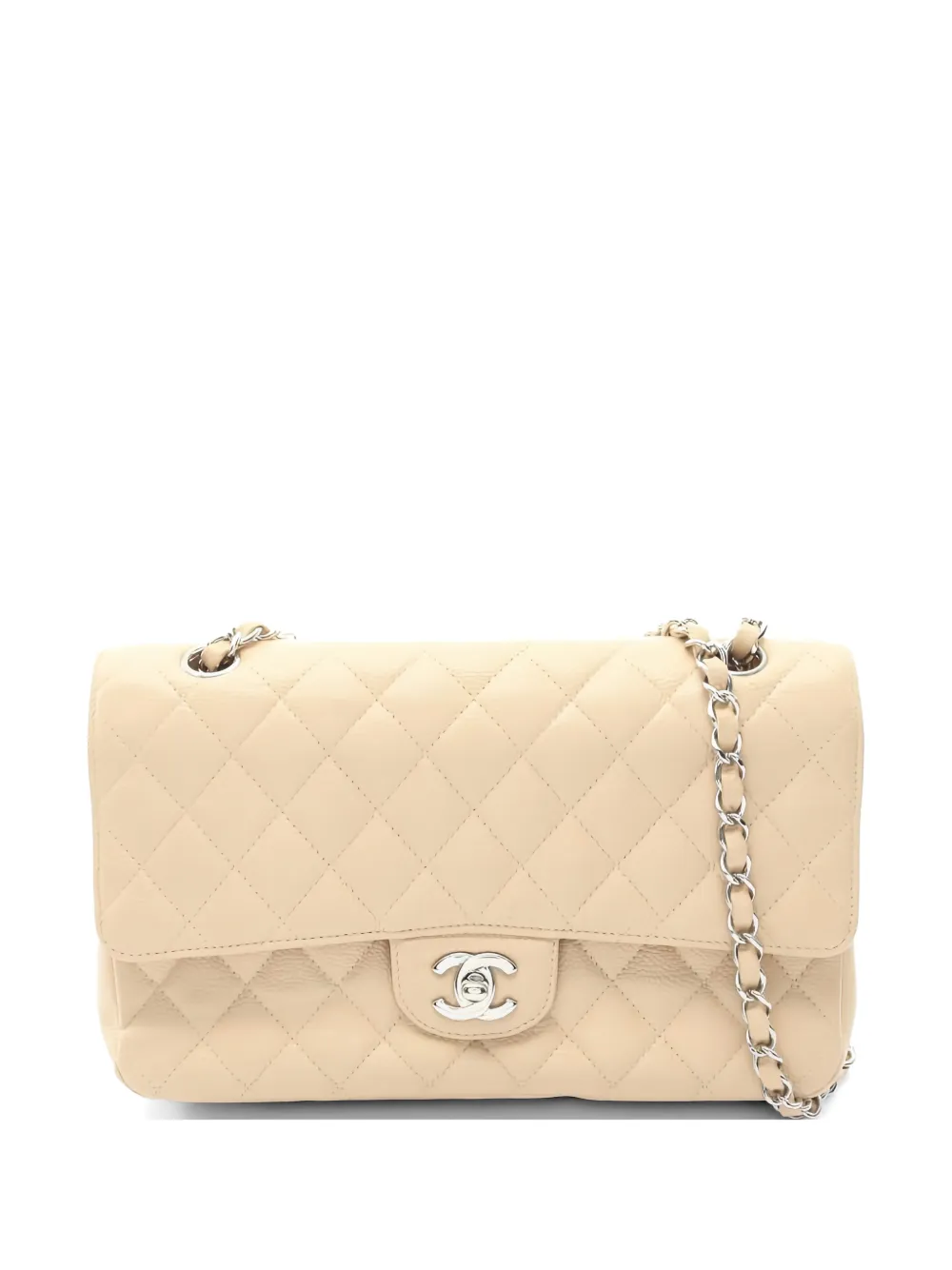 CHANEL Pre-Owned 2009-2010 W Flap shoulder bag - Toni neutri