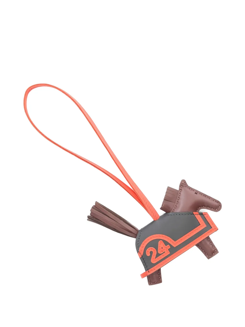 Hermès Pre-Owned 2026 PM Rodeo bag charm - Marrone