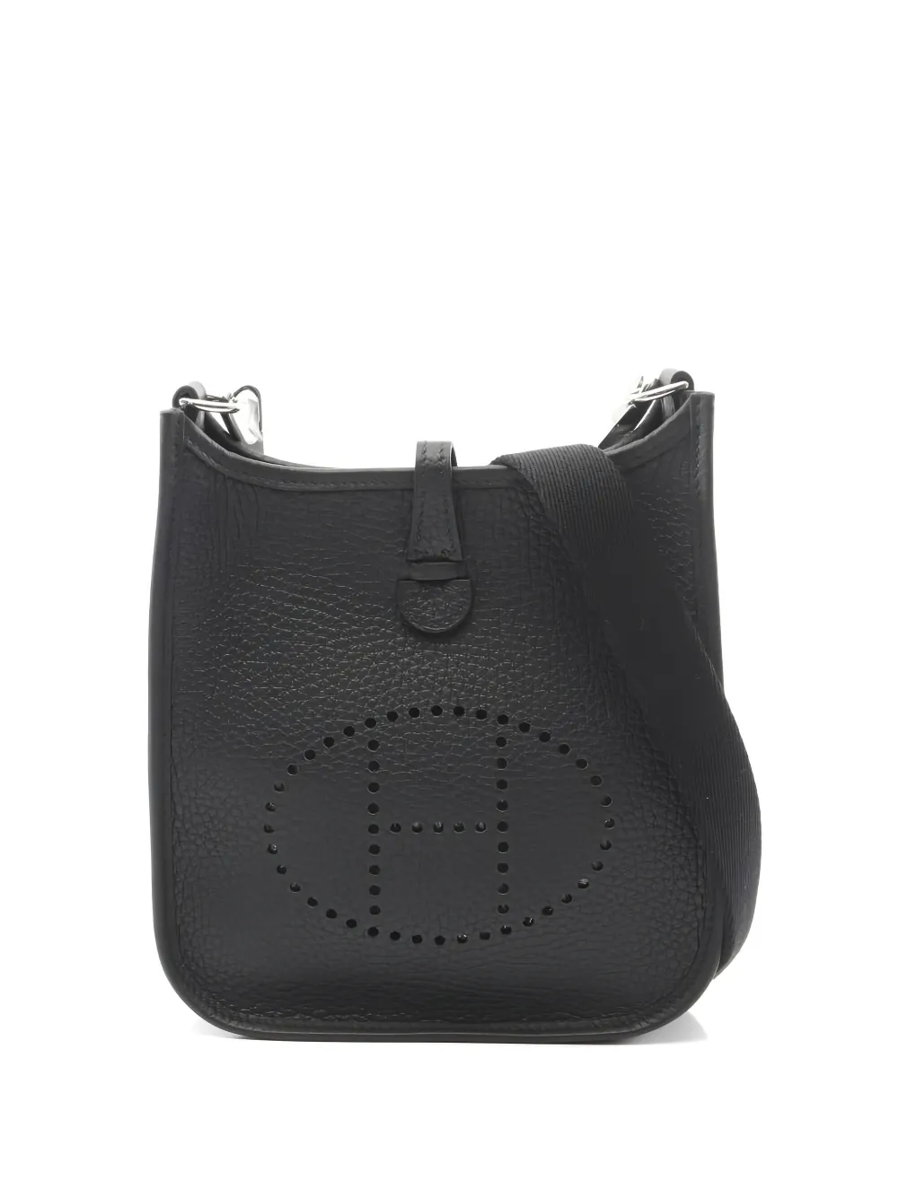 Hermès Pre-Owned 2025 shoulder leather bag - Black