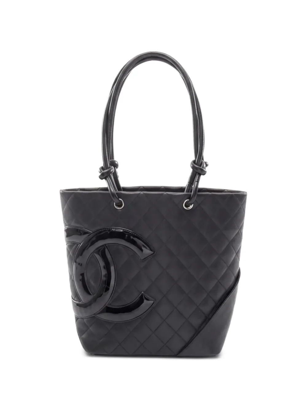 CHANEL Pre-Owned 2010-2011 medium Cambon quilted leather shoulder bag - Nero