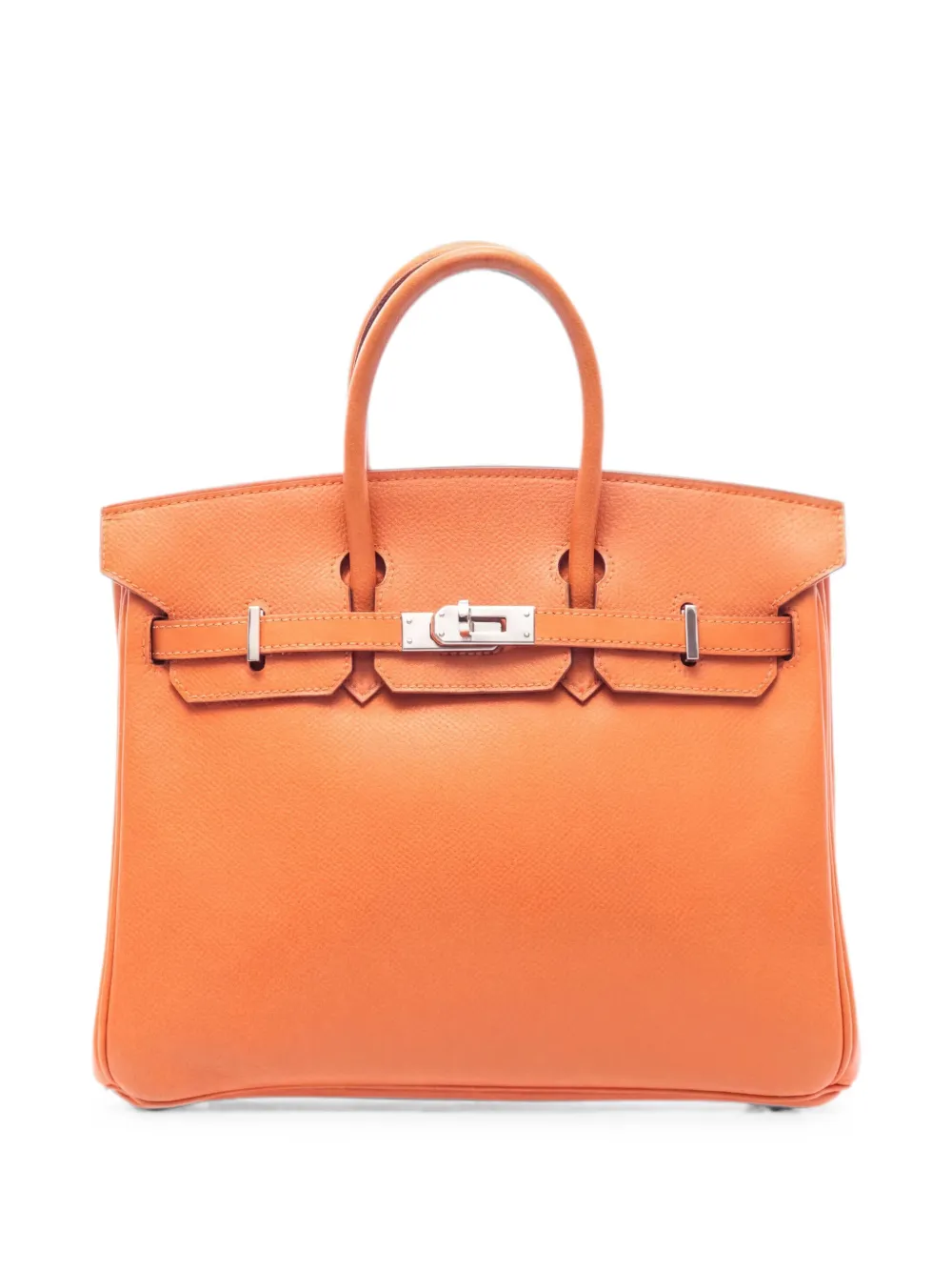 Hermès Pre-Owned 2007 25 Birkin leather handbag - Arancione