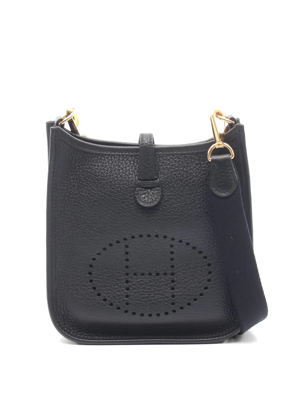 Hermès Pre-Owned 2022 TPM Evelyn clemence leather shoulder bag - Nero