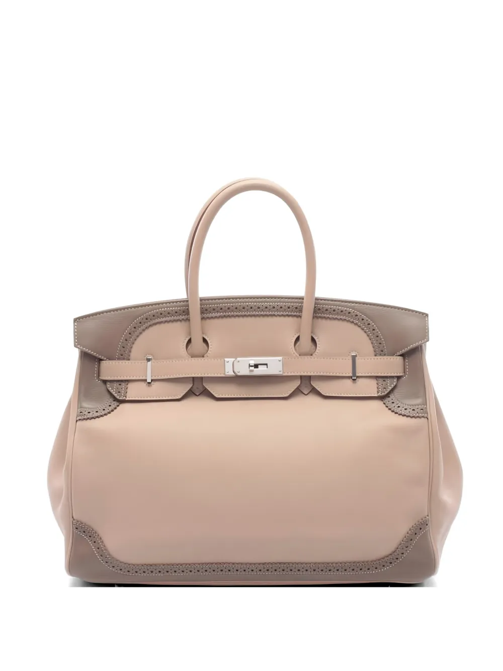 Hermès Pre-Owned 2012 35 Birkin Gillies Argil Etoupe tote bag - Toni neutri