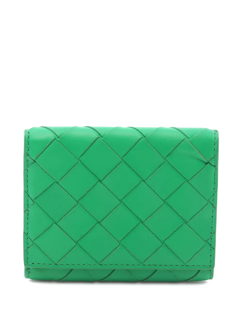 Bottega Veneta Pre-Owned 2010s Intrecciato leather wallet - Green