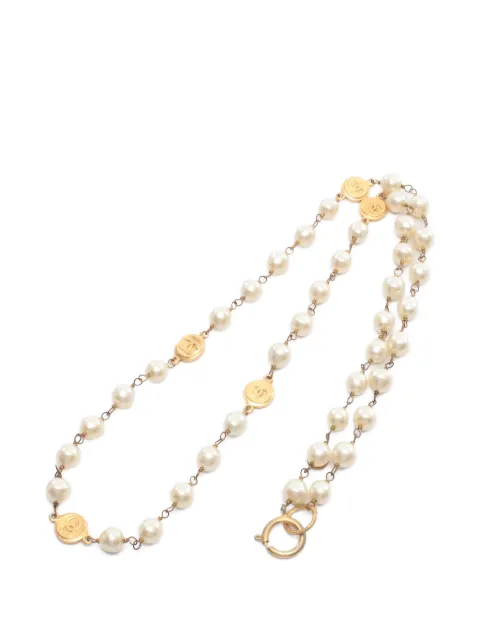 CHANEL Pre-Owned 1986-1988 Coco Mark necklace