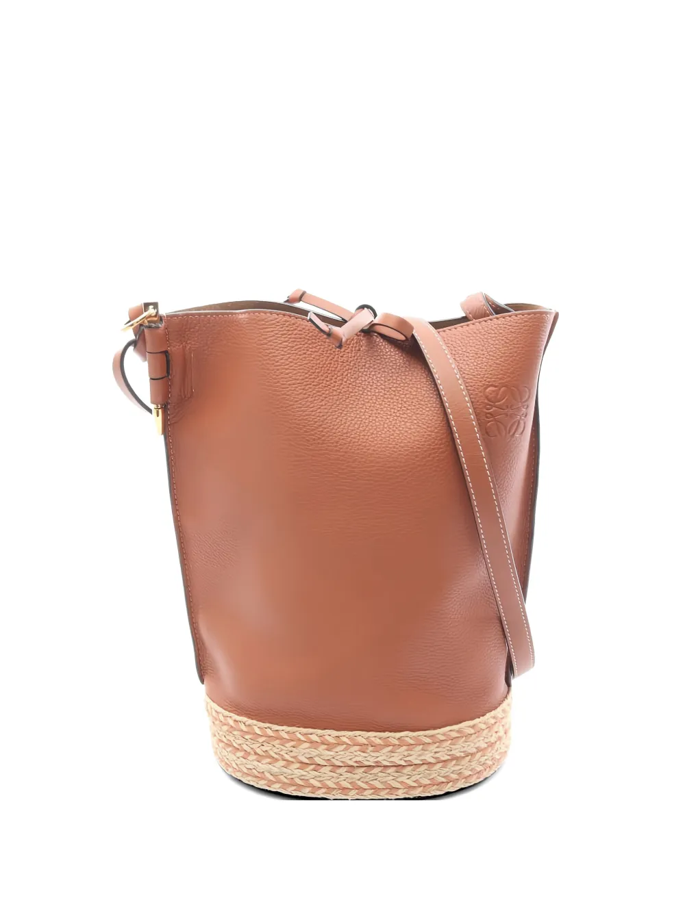 Loewe Pre-Owned 2010s Anagram Gate bucket bag - Marrone