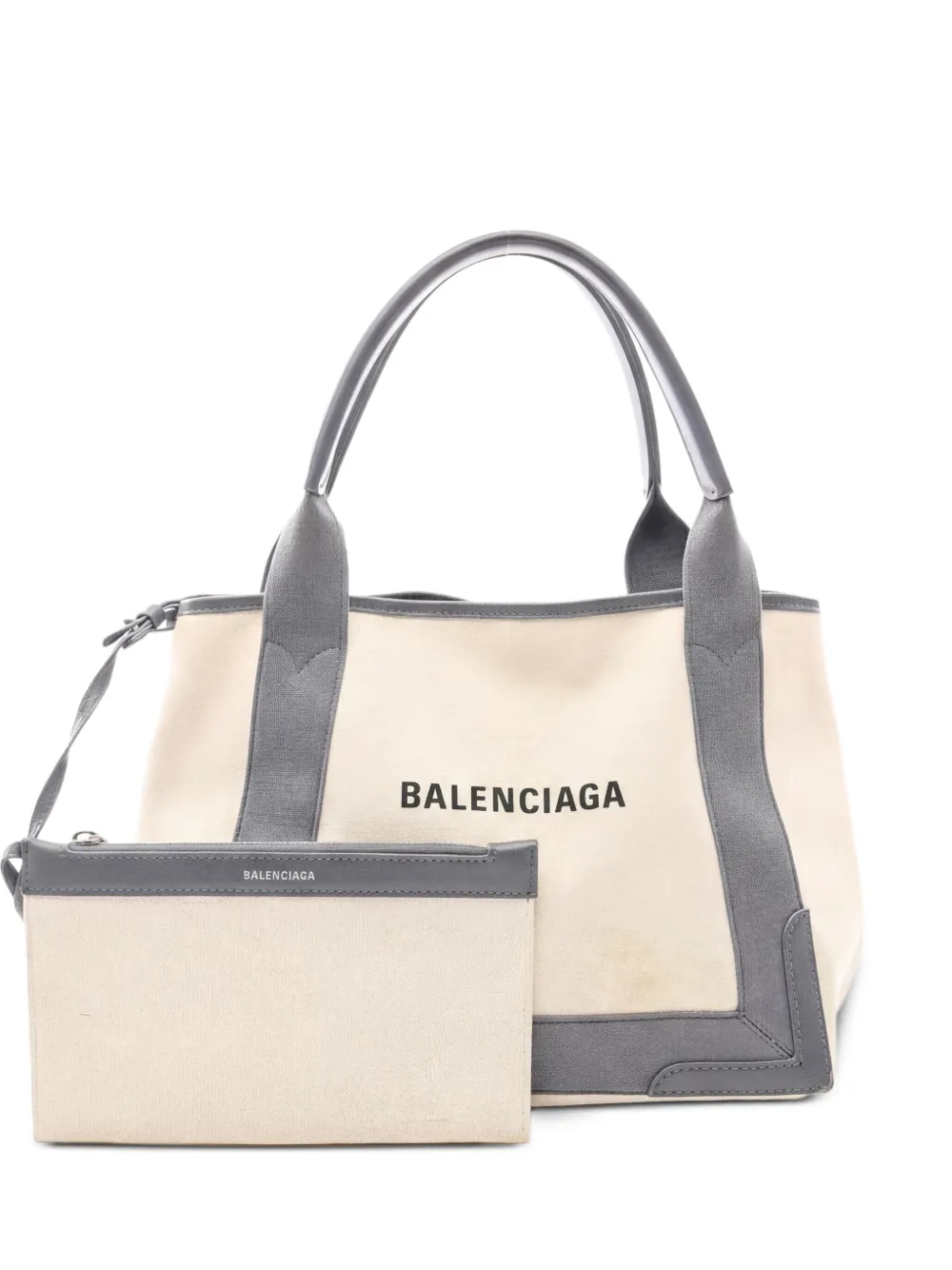 Balenciaga Pre-Owned 2000s logo tote bag - Nude