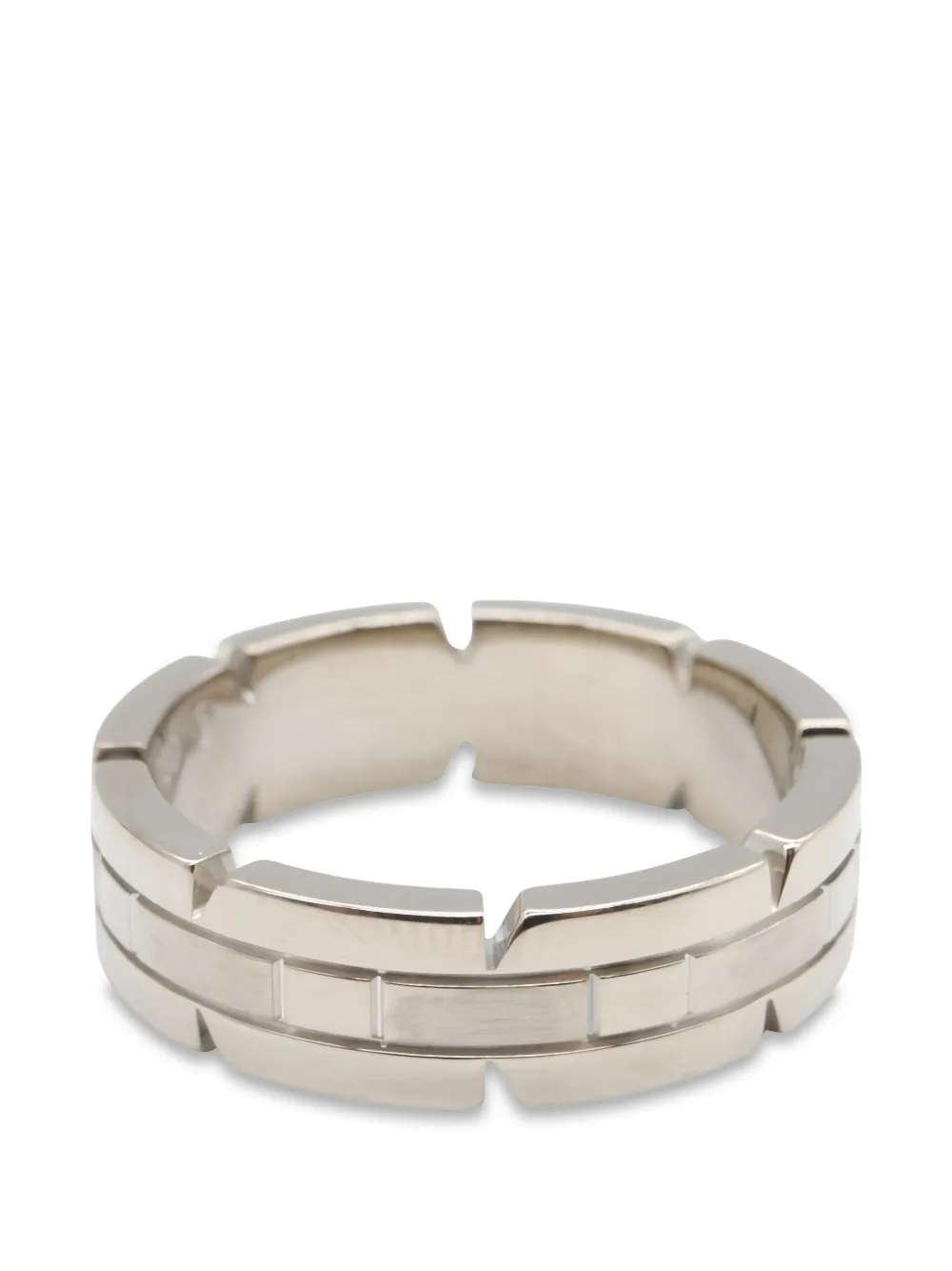 Cartier 2010s small Tank Francaise ring - Argento