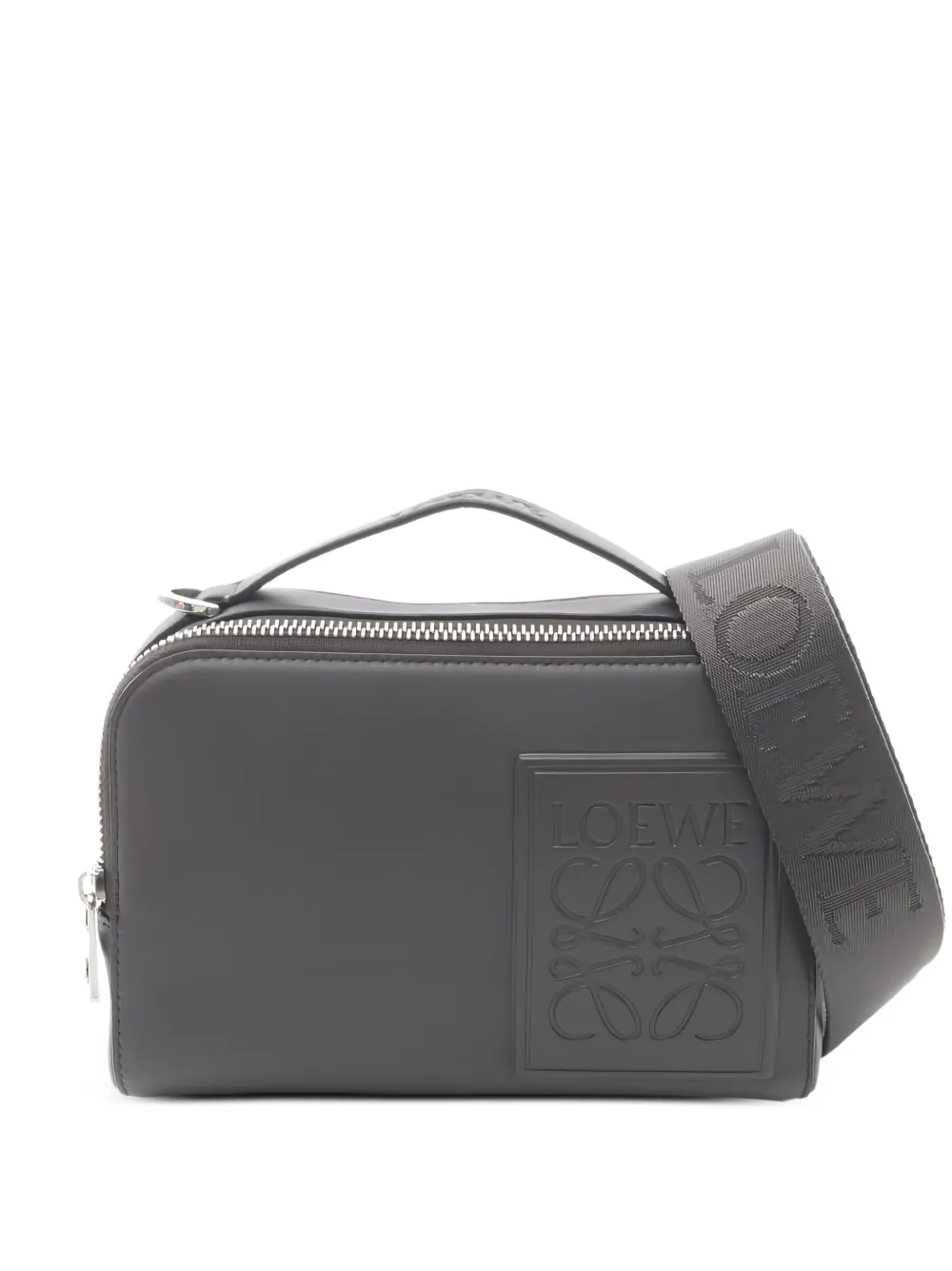 Loewe Pre-Owned 2020s mini leather messenger bag - Grigio