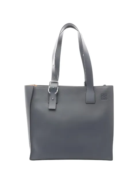 Loewe Pre-Owned 2010s zip-fastening leather tote bag