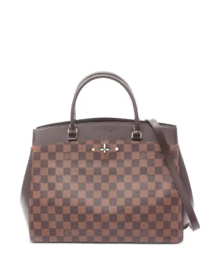 Louis Vuitton Pre-Owned Damier Ebne Soho Backpack | Brown | FARFETCH