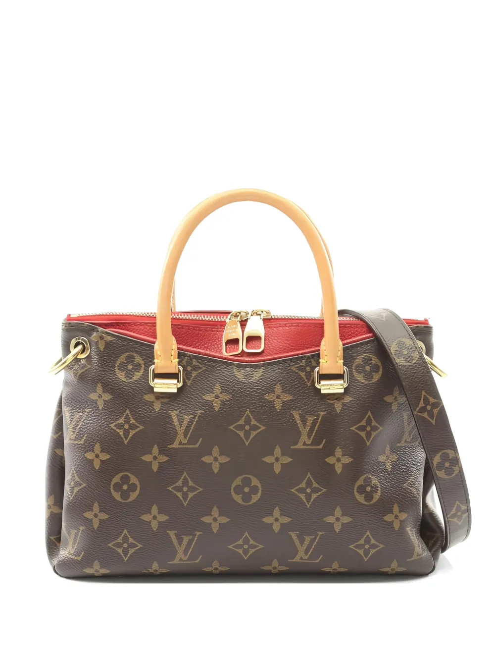 Louis Vuitton Pre-Owned 2015 Pallas BB Monogram tote bag - Marrone