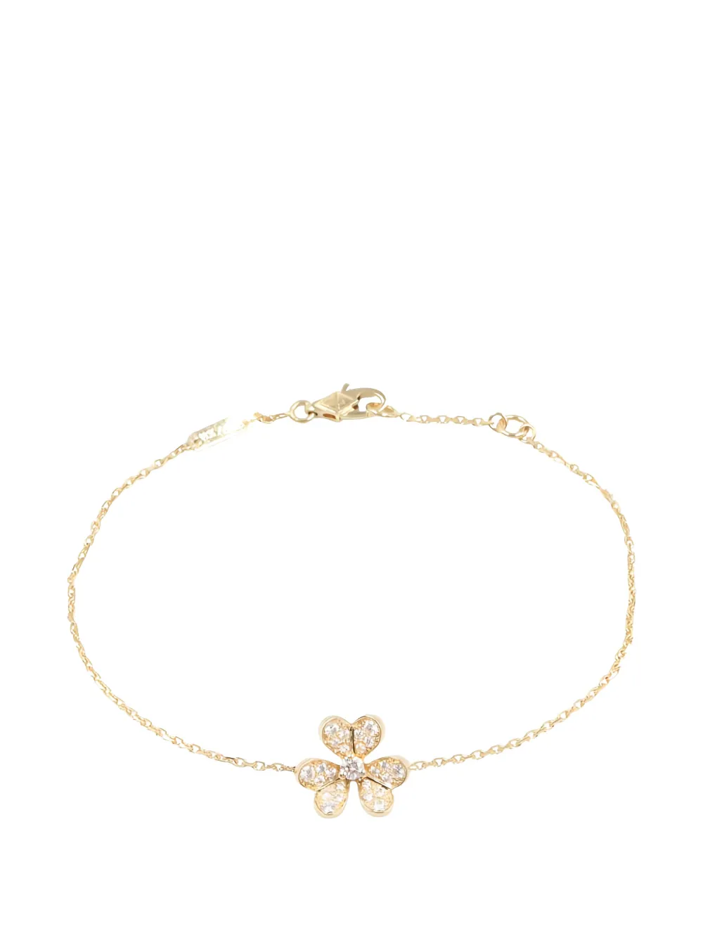 Van Cleef & Arpels Pre-Owned 2010s mini Frivole diamond bracelet - Oro