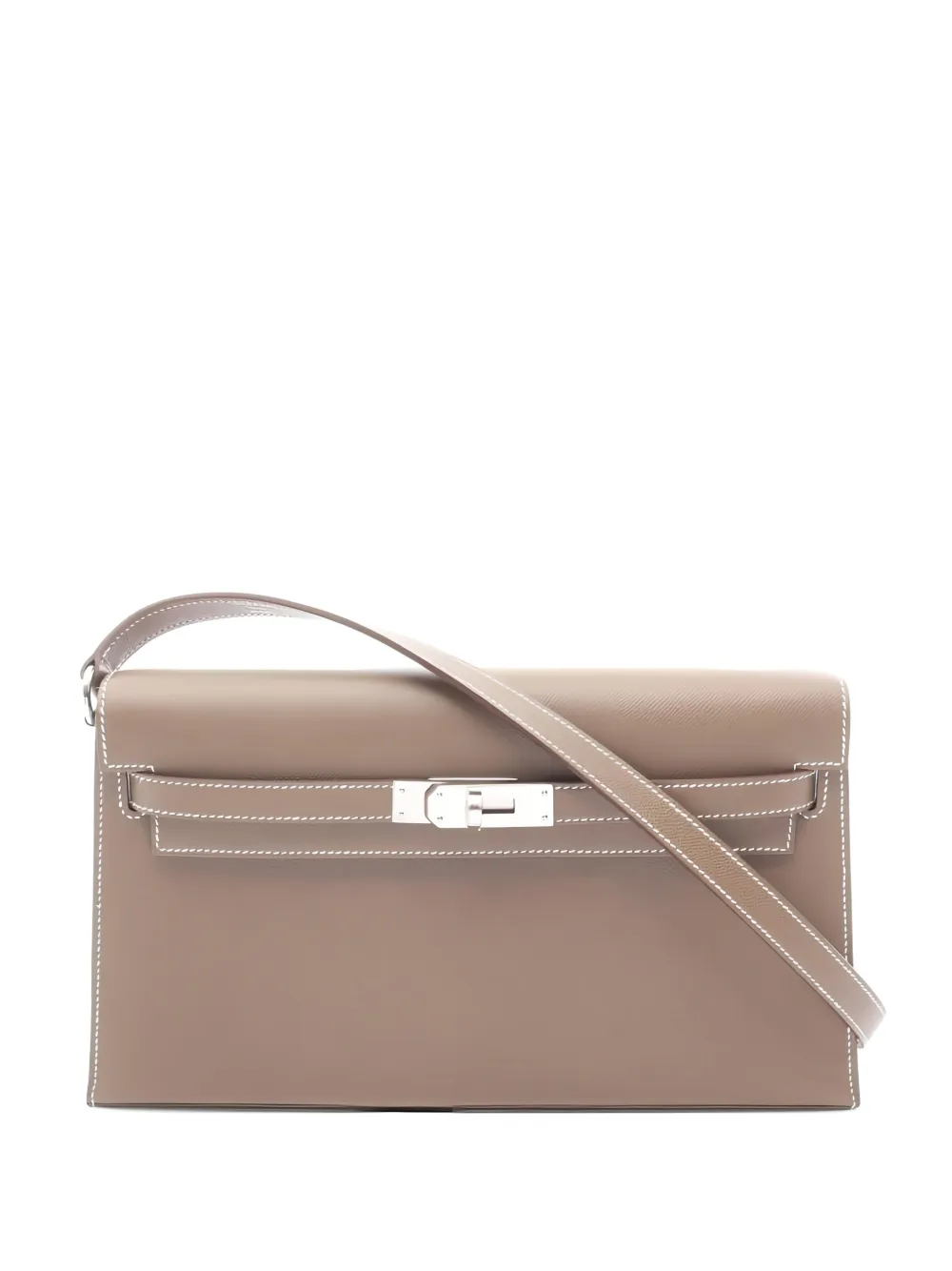 Hermès Pre-Owned 2025 Kelly Elan leather shoulder bag - Brown