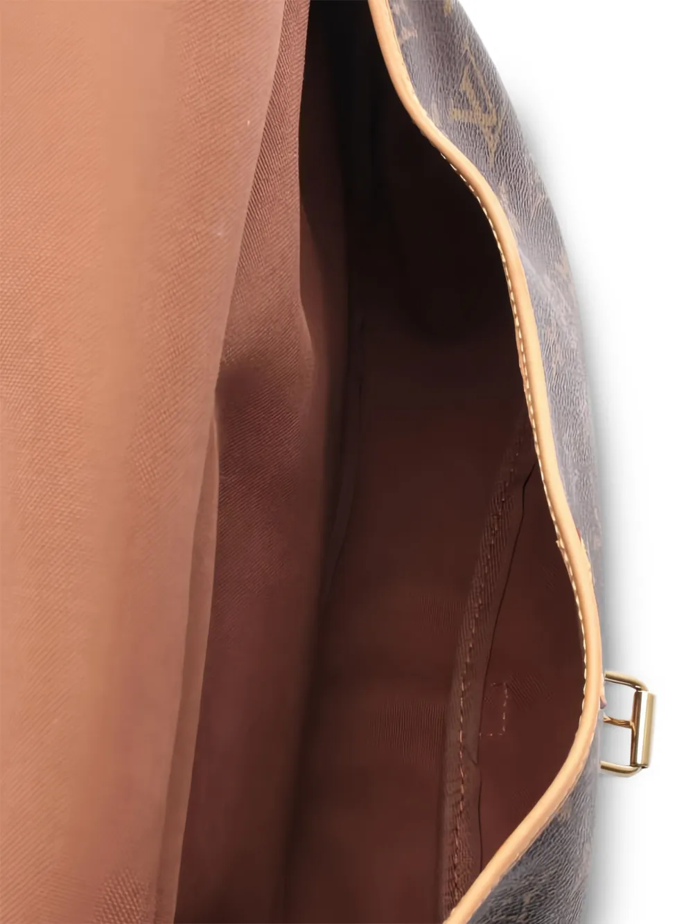 Louis Vuitton Pre-Owned 2001 30 Saumur schoudertas met monogram Bruin