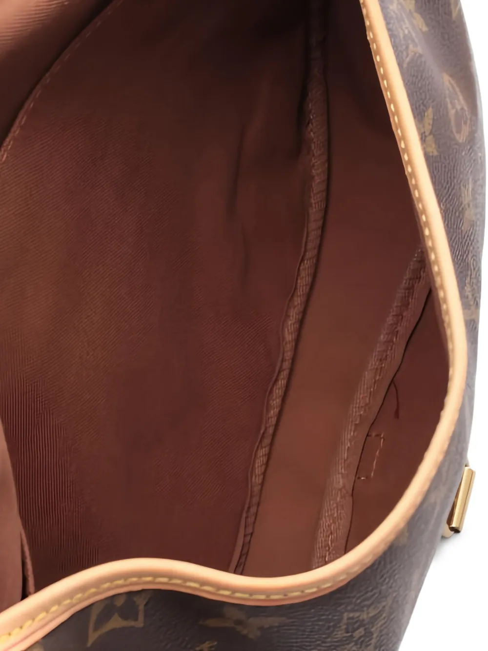 Louis Vuitton Pre-Owned 2001 30 Saumur schoudertas met monogram Bruin