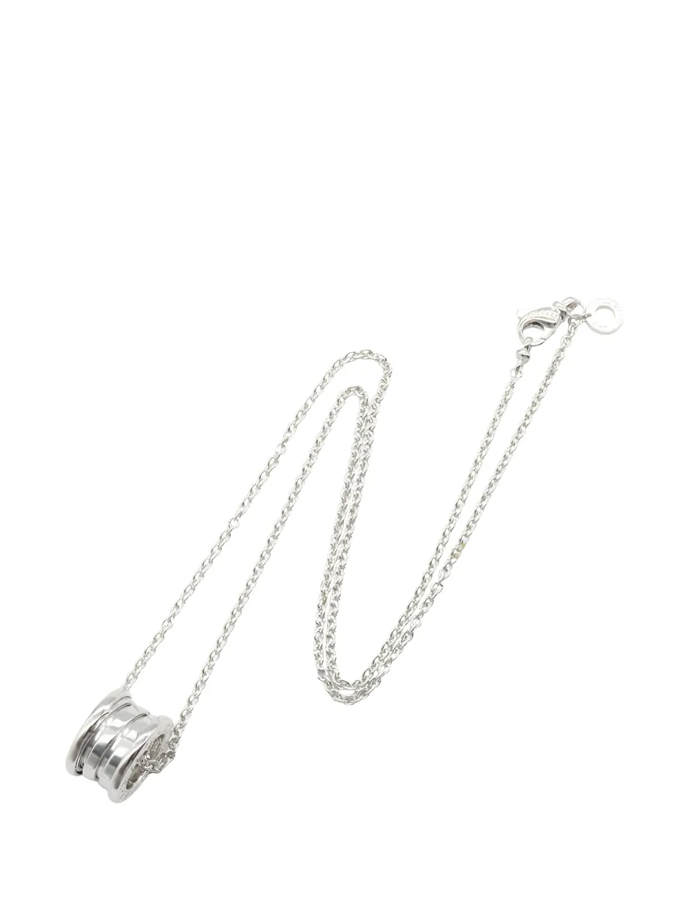 Bvlgari Pre-Owned 2010s B.zero1 ring-pendant necklace - Argento