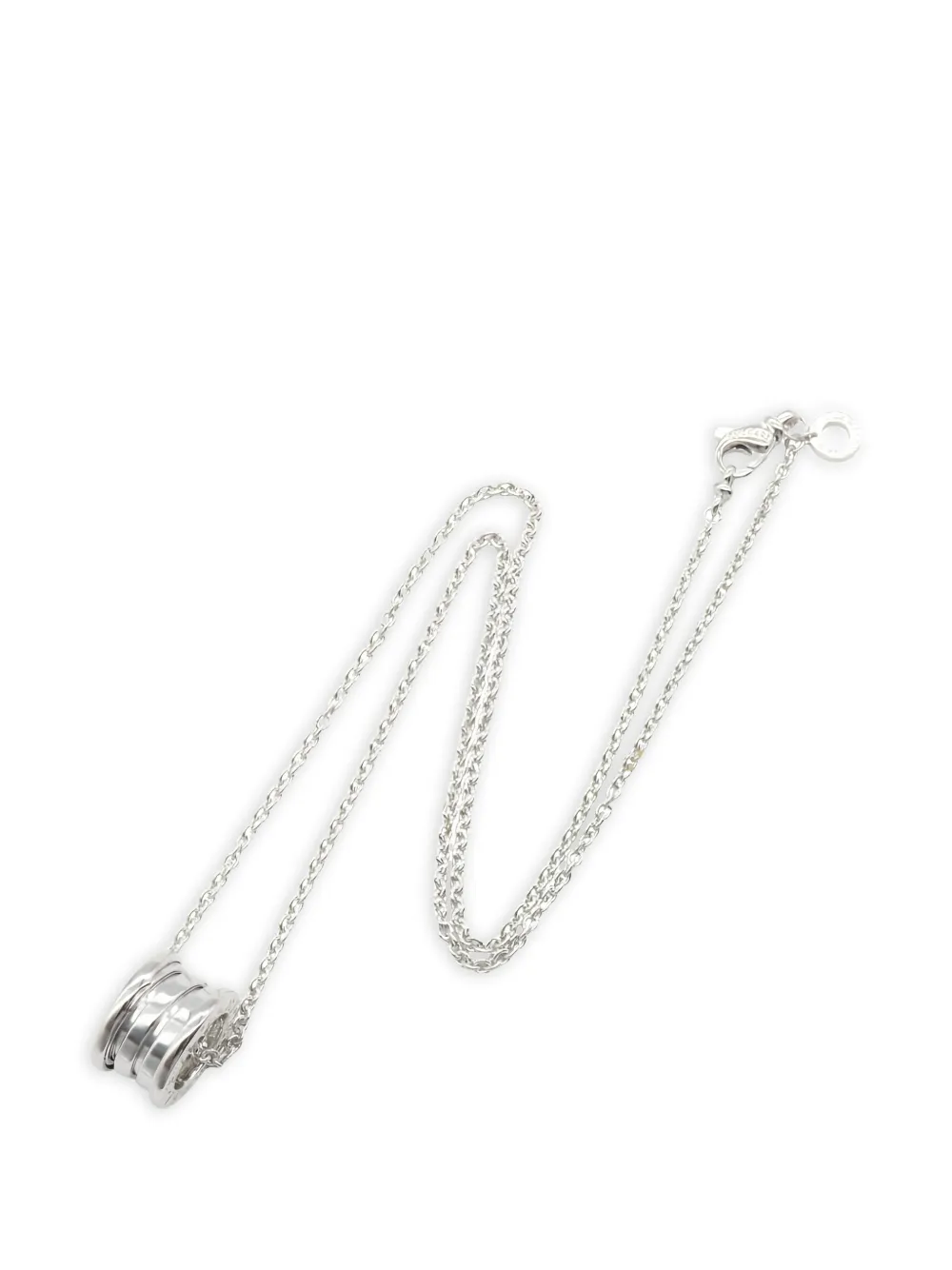 Bvlgari Pre-Owned 2010s B.zero1 ring-pendant necklace - Argento