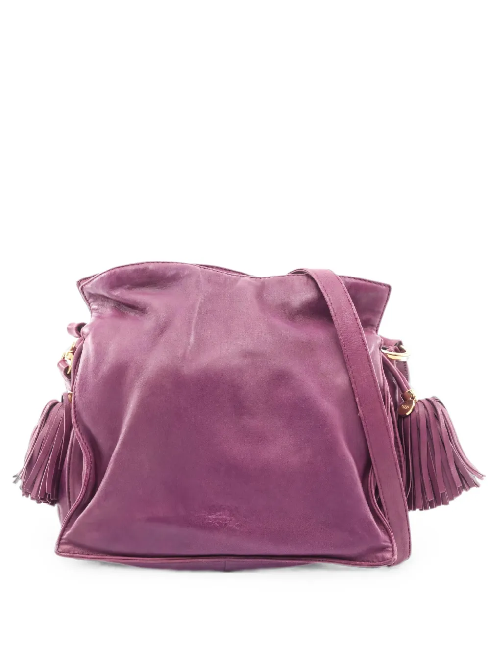 Loewe Pre-Owned 2000s Flamenco 22 leather shoulder bag - Viola