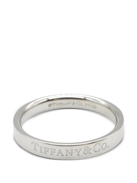 Tiffany & Co. Pre-Owned anillo con logo 2010