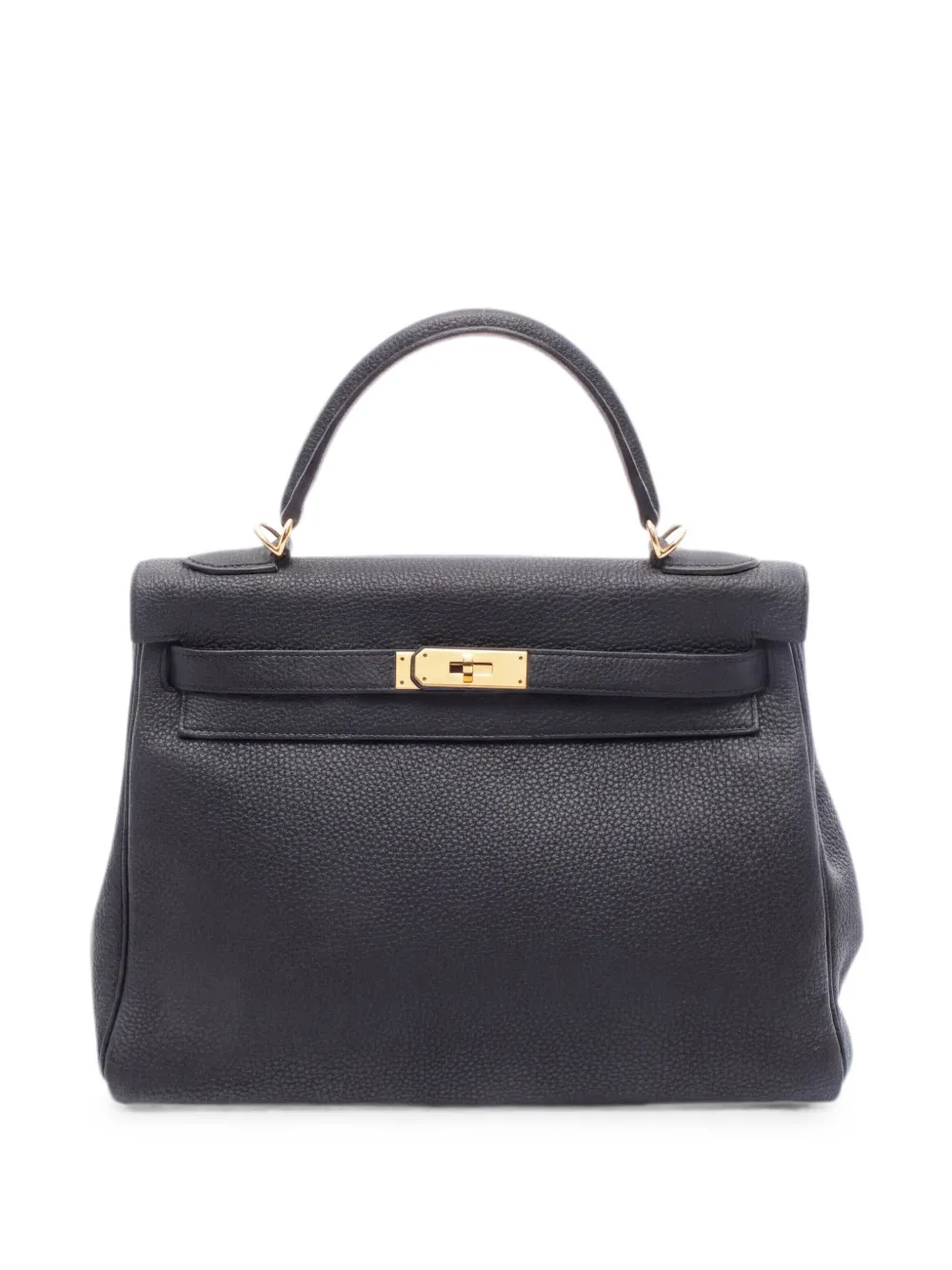 Hermès Pre-Owned Kelly 32 leather handbag - Nero