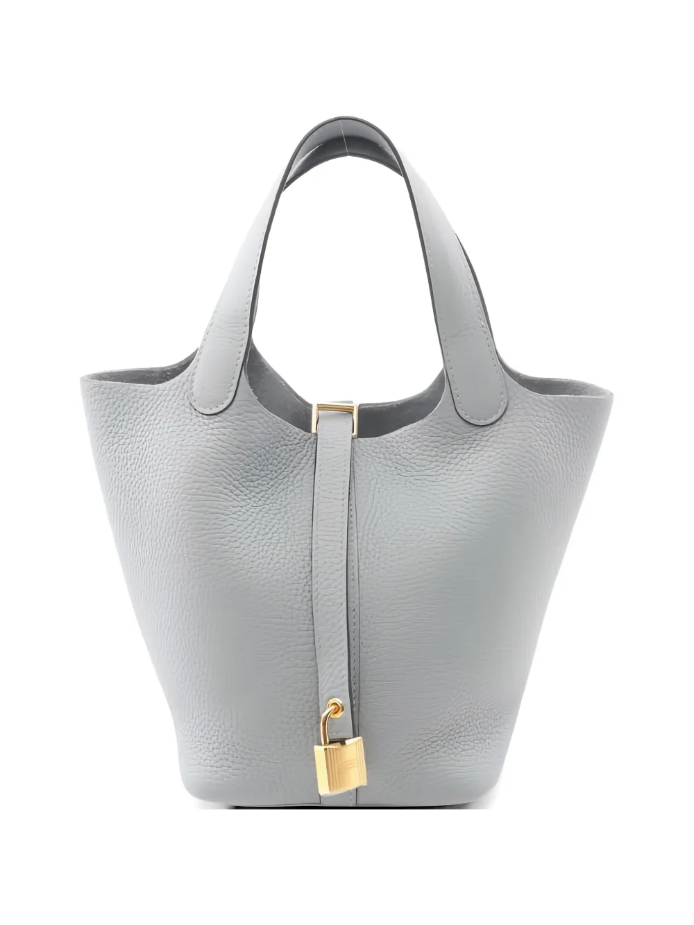 Hermès Pre-Owned 2025 PM Picotin Lock Gris Pantin tote bag - Grigio
