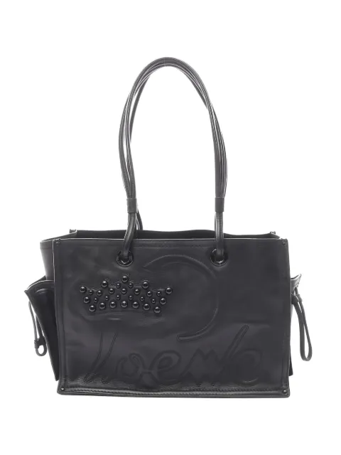 Loewe Pre-Owned 2010s embossed-logo tote bag