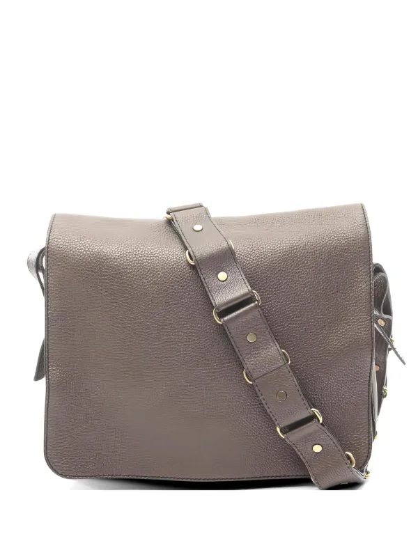 Celine Pre-owned 2000s Leather Shoulder Bag in Brown
