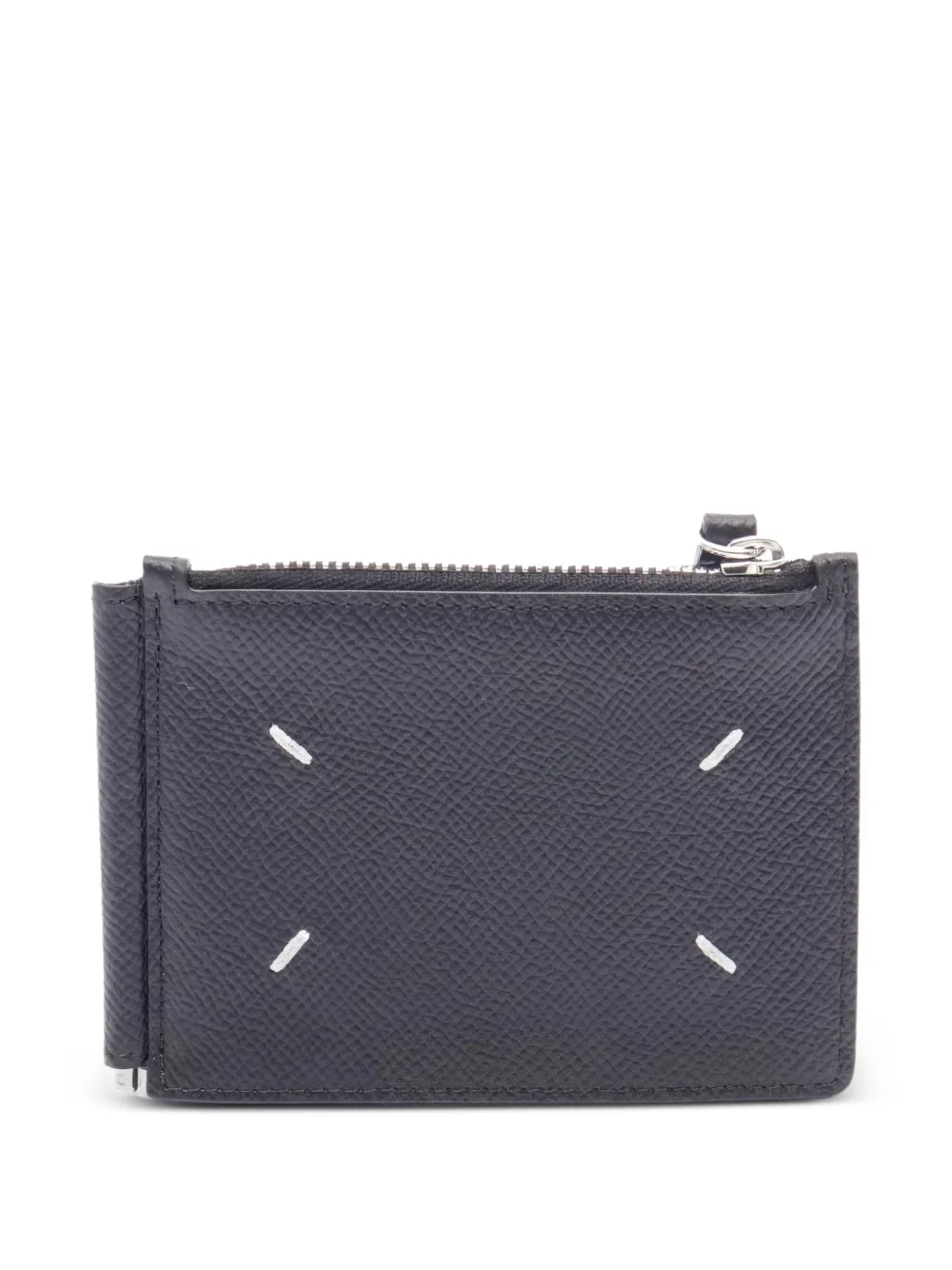 Maison Martin Margiela Pre-Owned logo-detail leather wallet - Nero