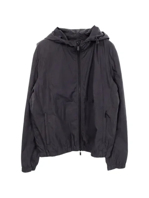 Christian Dior Pre-Owned  x Shawn Stussy hooded back-logo jacket