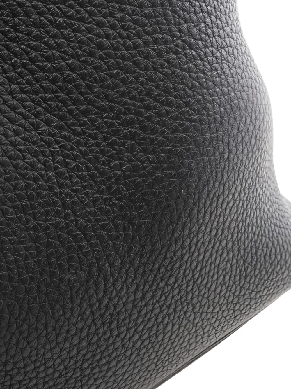 Hermès Pre-owned 2021 MM Picotin Lock Leather Tote Bag in Black, view 4