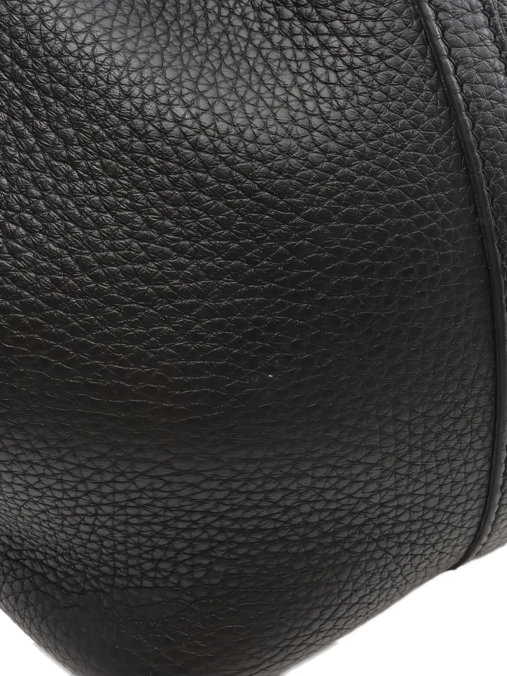 Hermès Pre-owned 2021 MM Picotin Lock Leather Tote Bag in Black, view 5