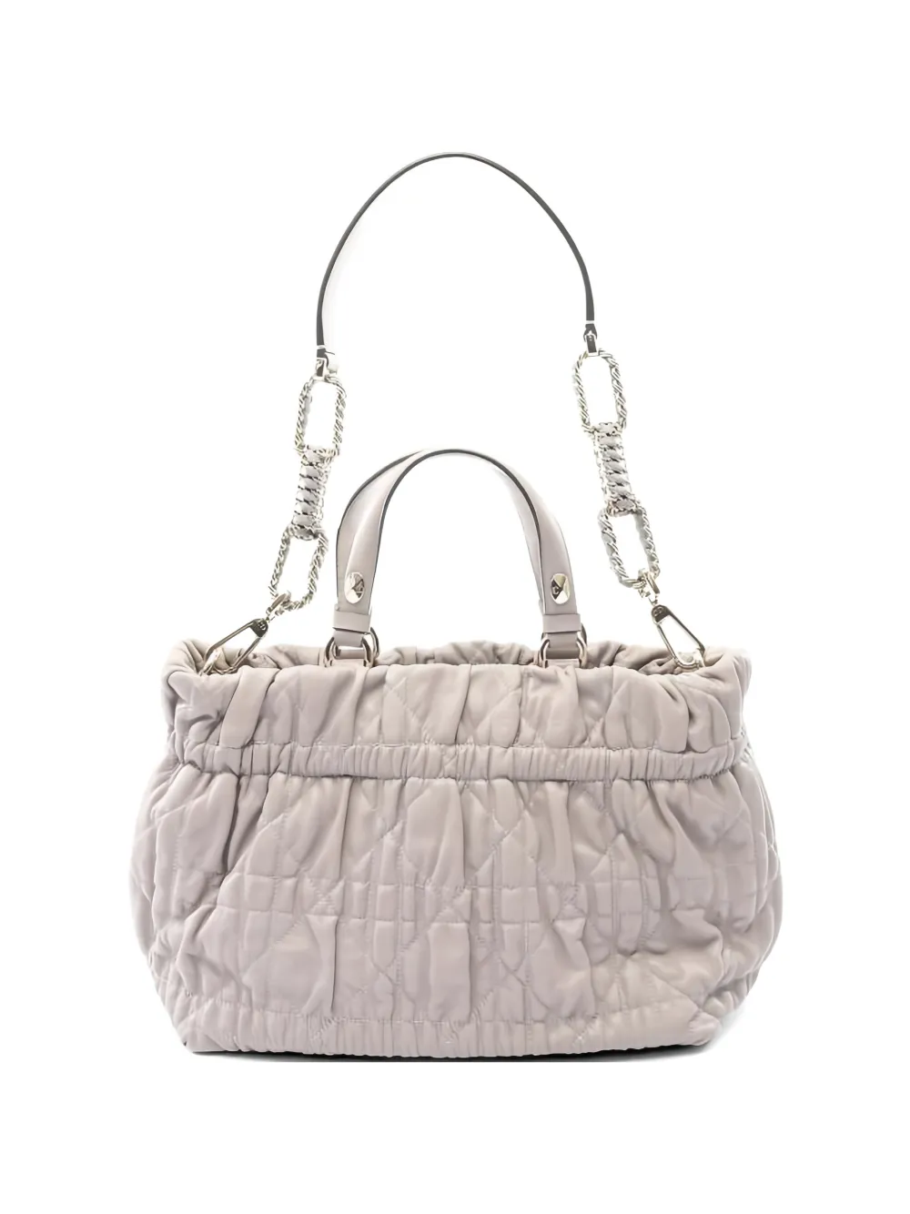 Christian Dior Pre-Owned 2010s leather tote bag - Grigio