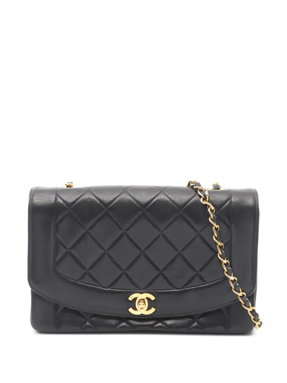 CHANEL Pre-Owned 1996 Diana leather shoulder bag - Nero