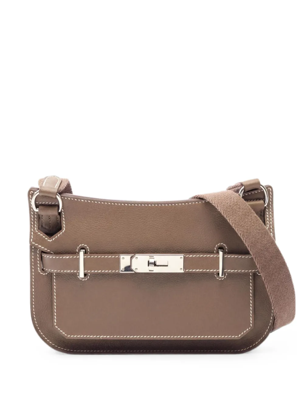 Hermès Pre-Owned 2024 mini Jypsiere leather shoulder bag - Toni neutri
