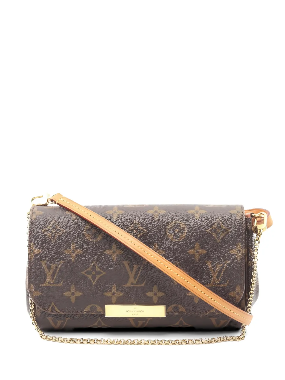 Louis Vuitton Pre-Owned 2015 Favorite PM chain shoulder bag - Marrone