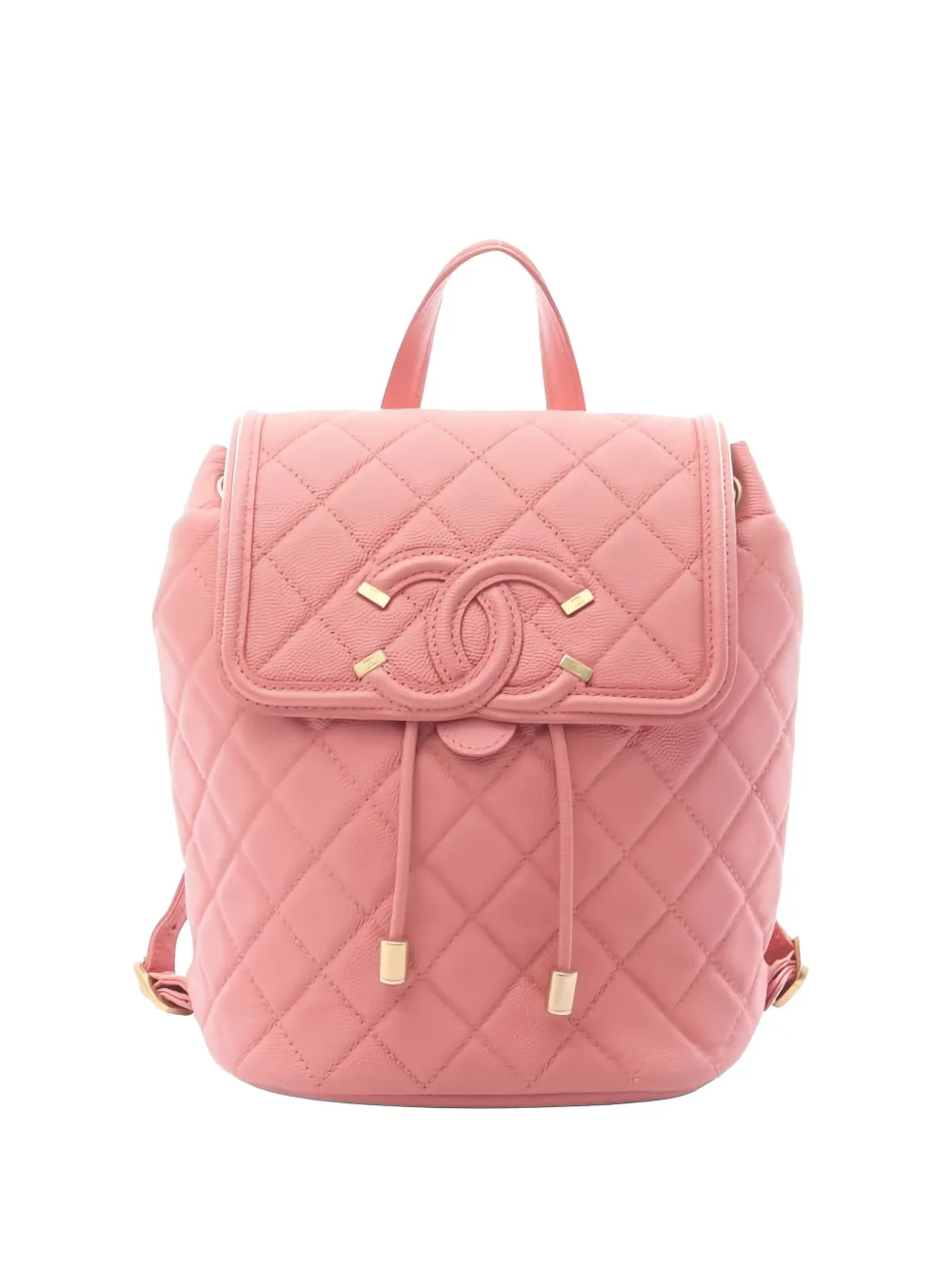 CHANEL Pre-Owned Zaino CC Filigree 2019 - Rosa