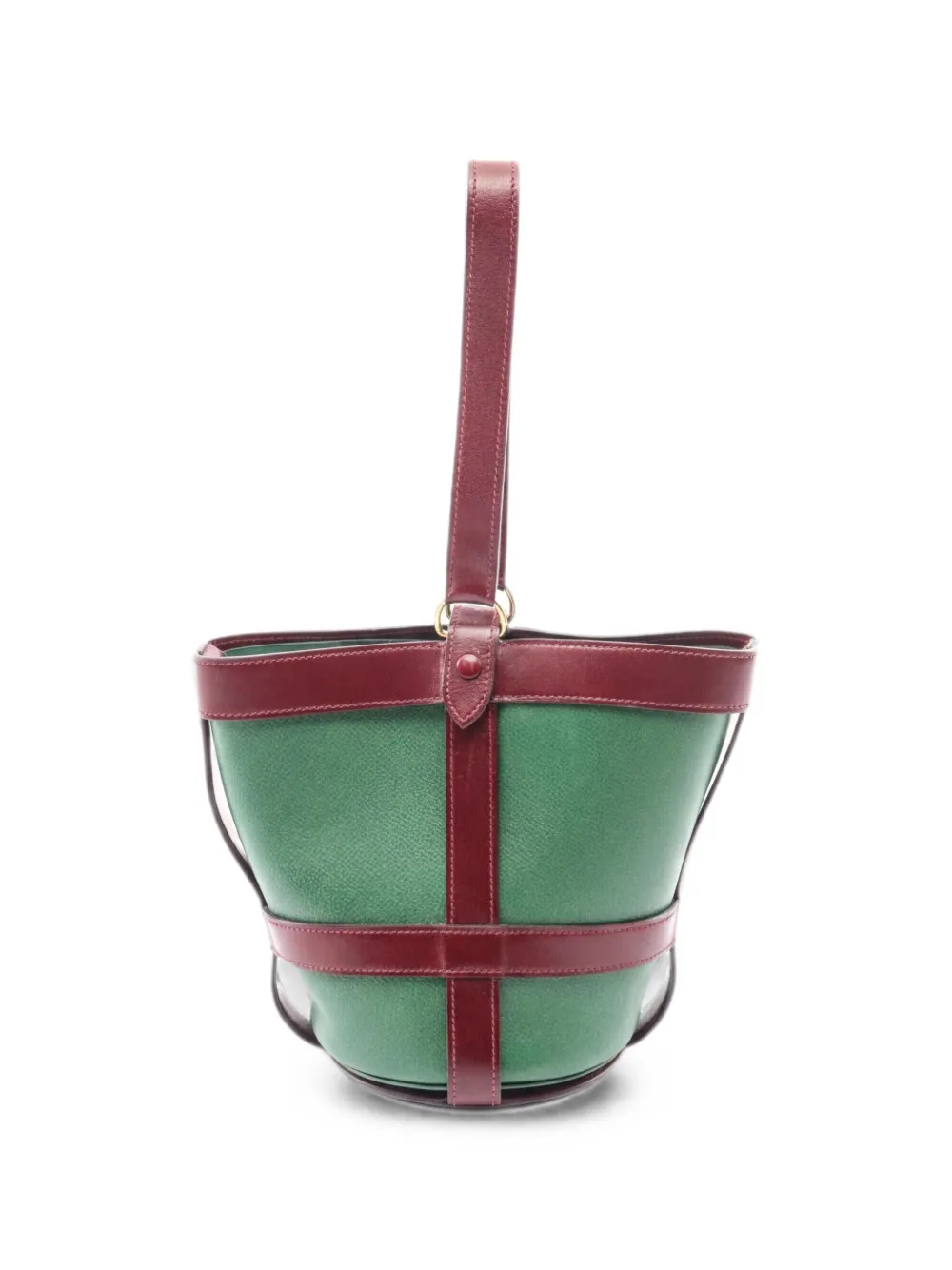 Hermès Pre-Owned 1991 Mueslière bucket bag - Verde