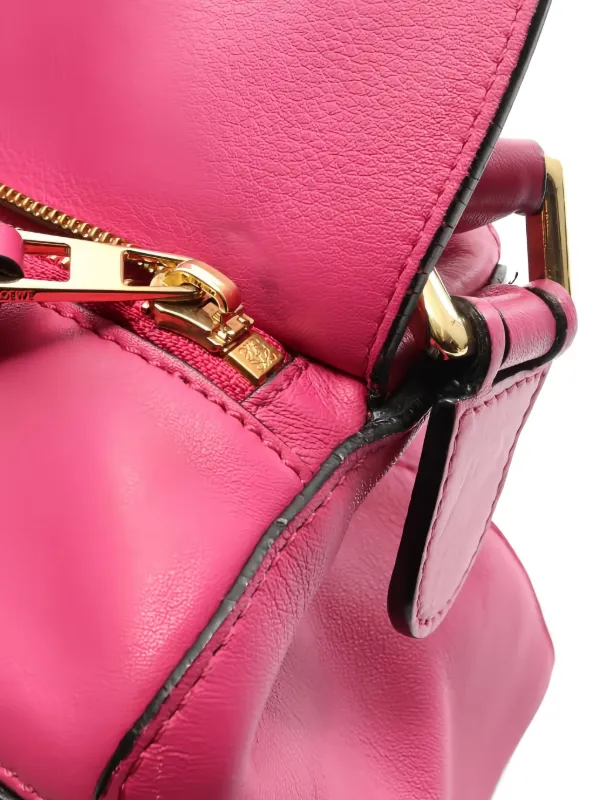 Loewe Pre-Owned 2000s Puzzle Medium Leather Tote Bag | Pink