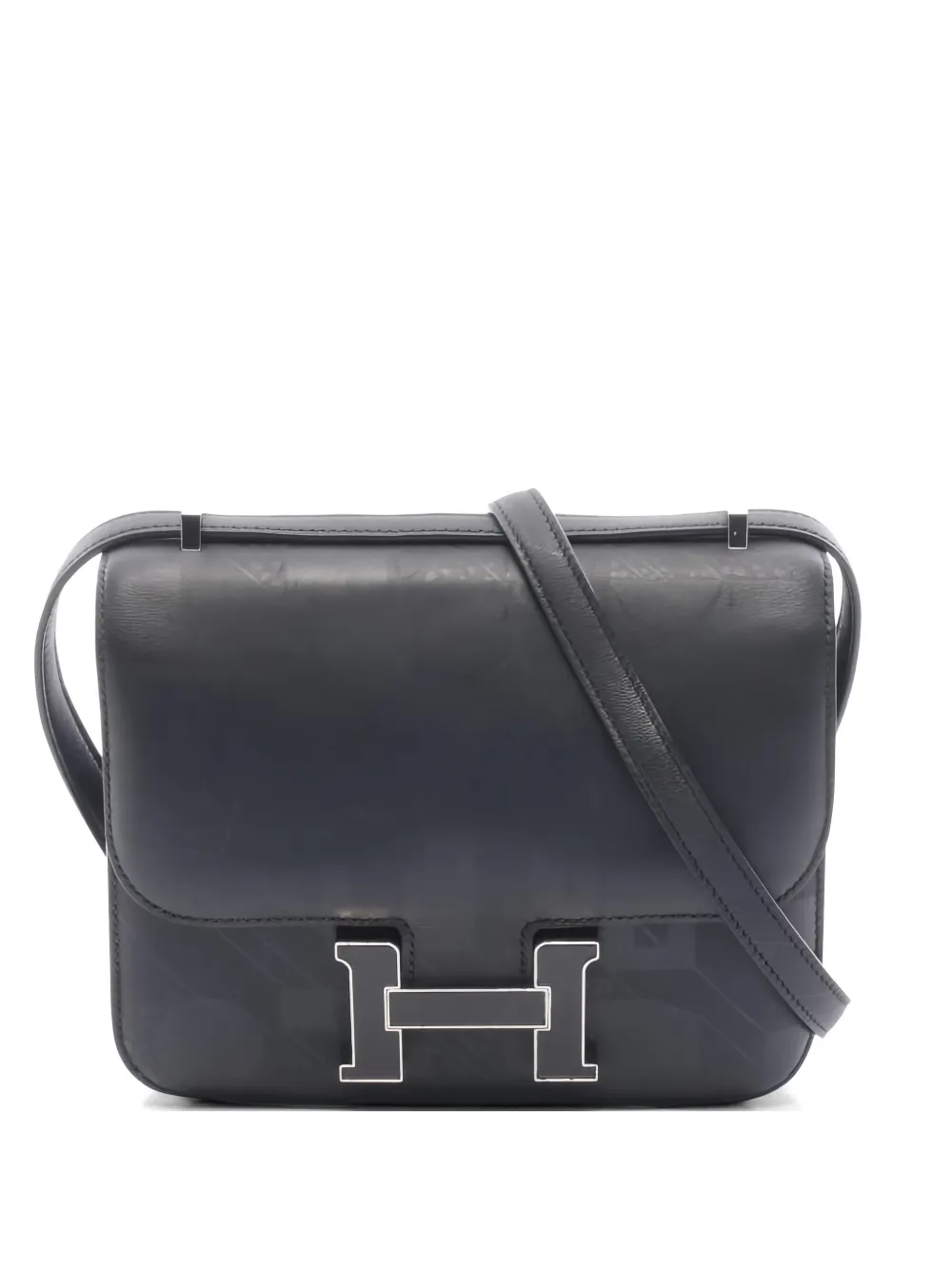 Hermès Pre-Owned 2017 mini Constance 3 leather cross body bag - Nero