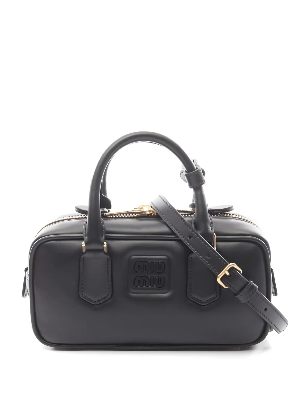 Miu Miu Pre-Owned 2020s Arcadie leather tote bag - Nero