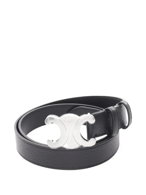 Celine Pre-Owned 2020s 30mm large Triomphe belt