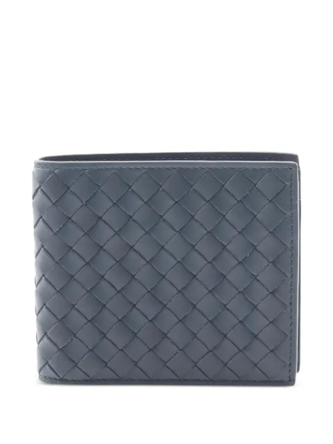 Bottega Veneta Pre-Owned cartera de piel con diseño Intrecciato plegable 2010