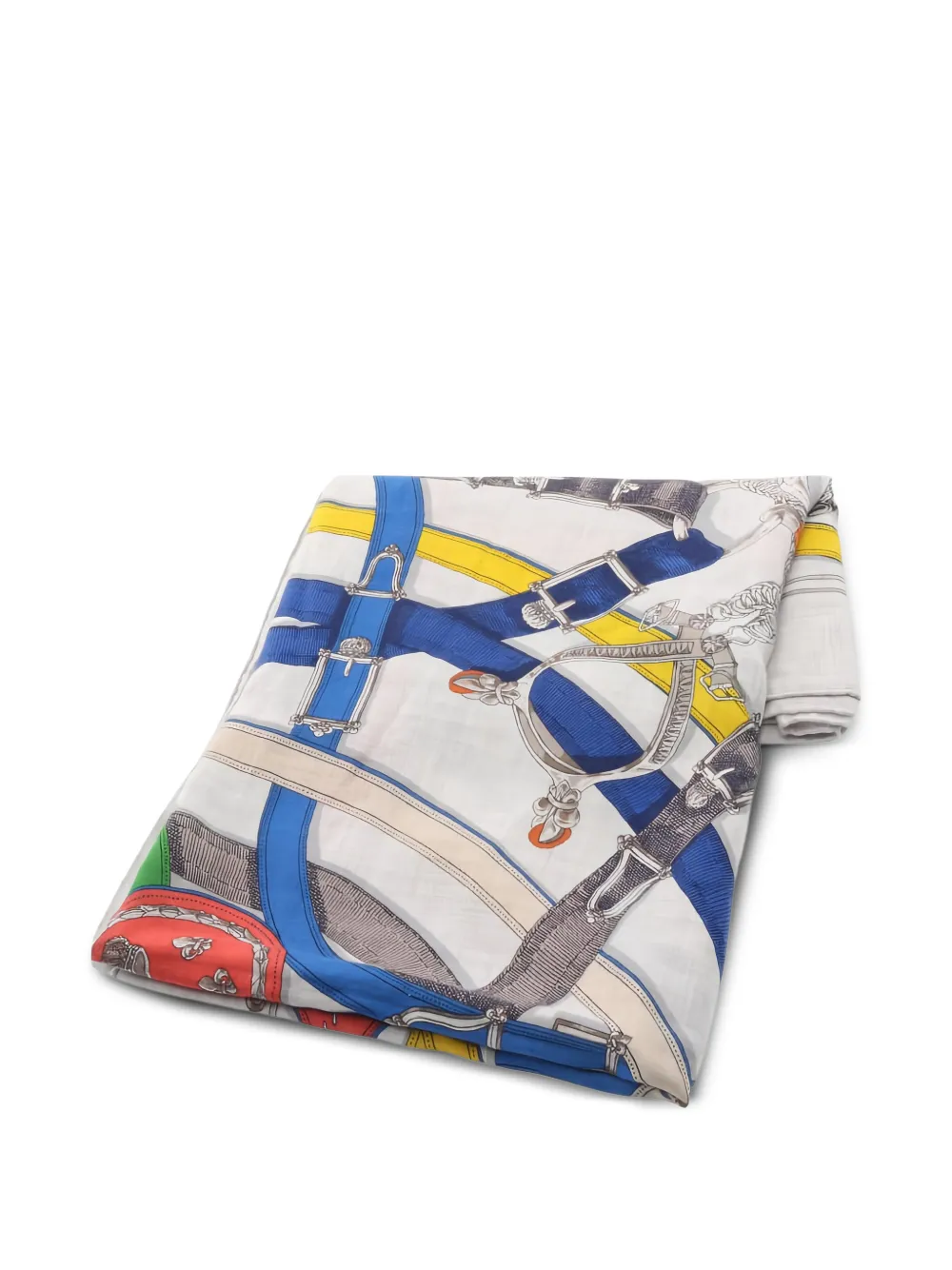 Hermès Pre-Owned 2010s Cavalcadour scarf - Grigio