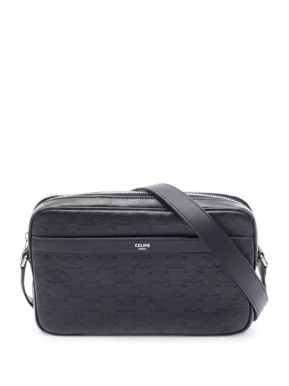 Celine Pre-Owned 2020s medium Triomphe shoulderr bag - Nero