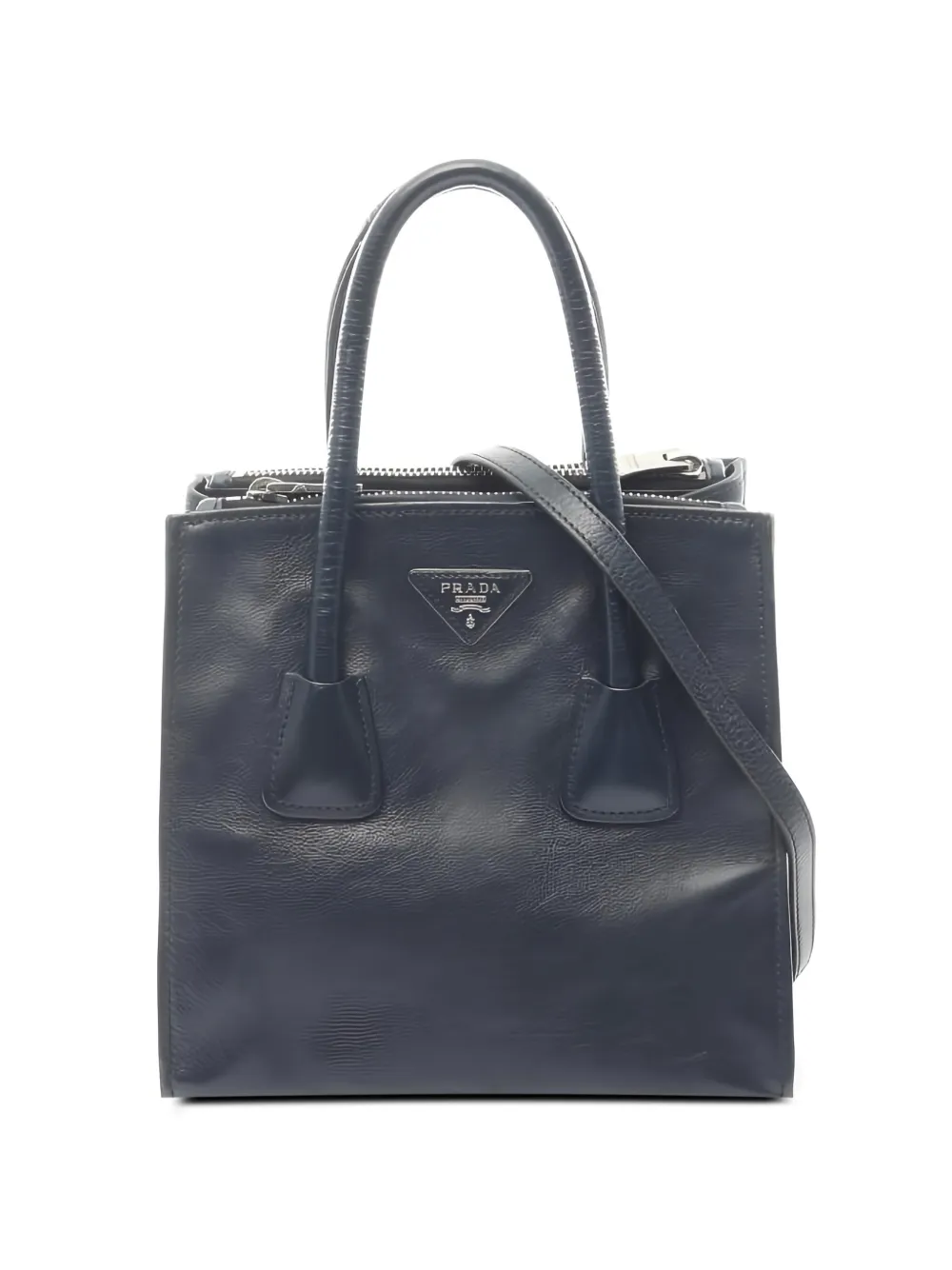 Prada Pre-Owned Borsa tote 2WAY in pelle anni 2000 - Blu